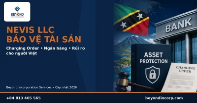 Nevis LLC cho bảo vệ tài sản: Charging Order, ngân hàng và rủi ro cho người Việt