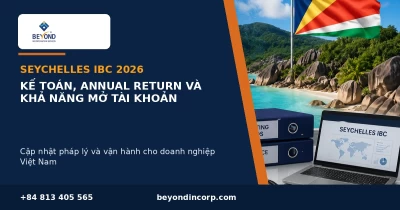 Seychelles IBC 2026: nghĩa vụ lưu trữ kế toán, Annual Return và khả năng mở tài khoản