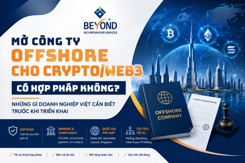 Mở công ty offshore cho crypto/web3 có hợp pháp không