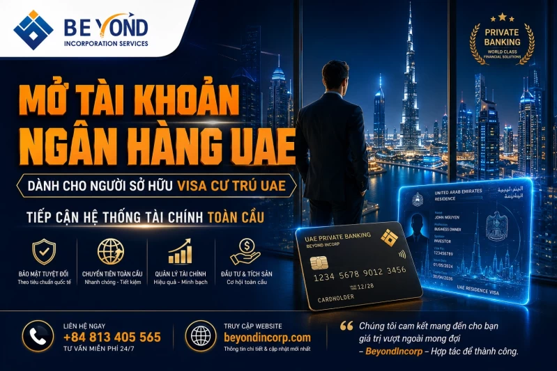 Mở Tài Khoản Ngân Hàng UAE Sau Khi Có Visa Cư Trú