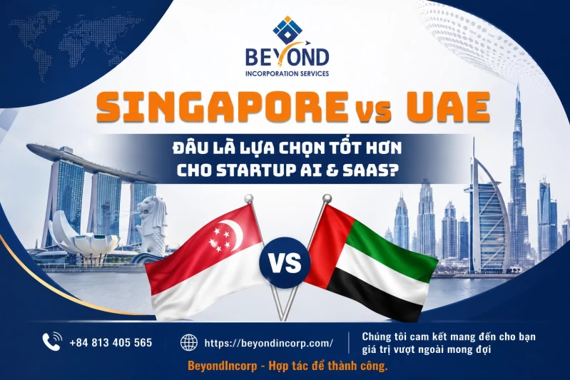Singapore vs UAE Đâu Là Lựa Chọn Tốt Hơn Cho Startup AI Và Doanh Nghiệp SaaS Năm 2026