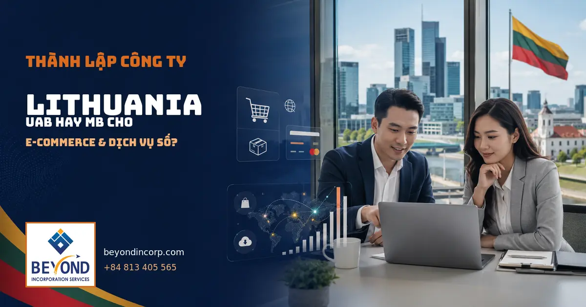 Thành lập công ty Lithuania 2026