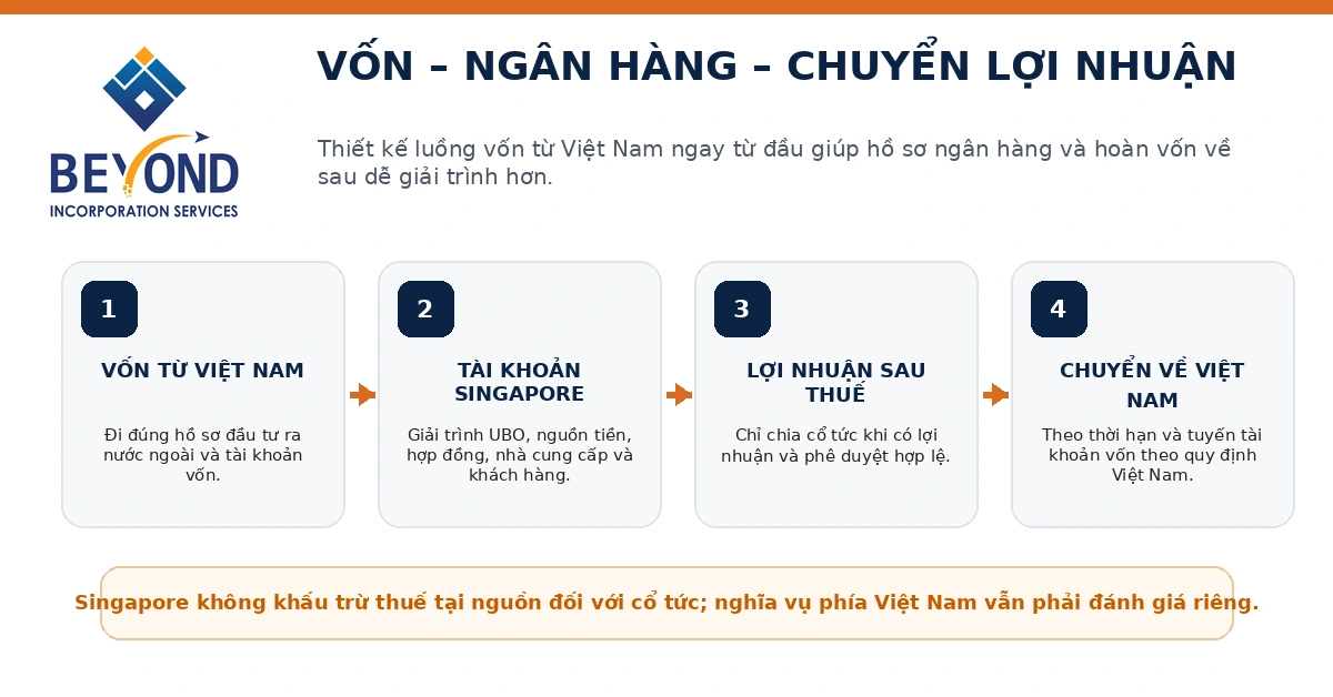 von ngan hang chuyen loi nhuan singapore
