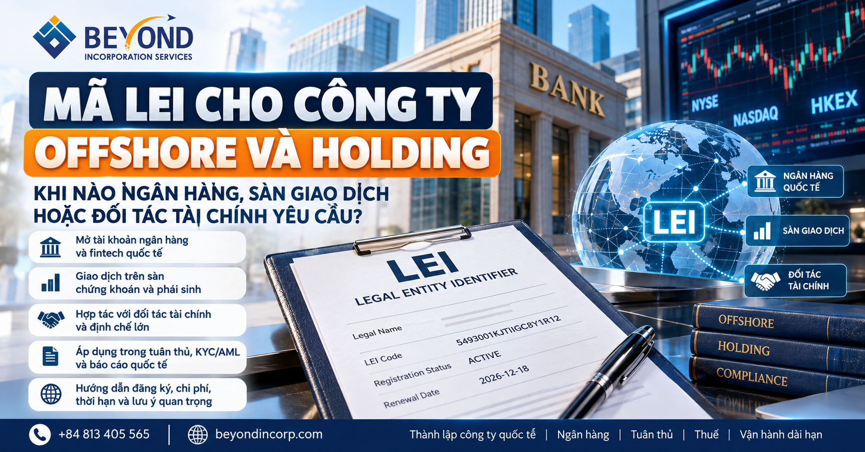 Mã LEI cho công ty Offshore