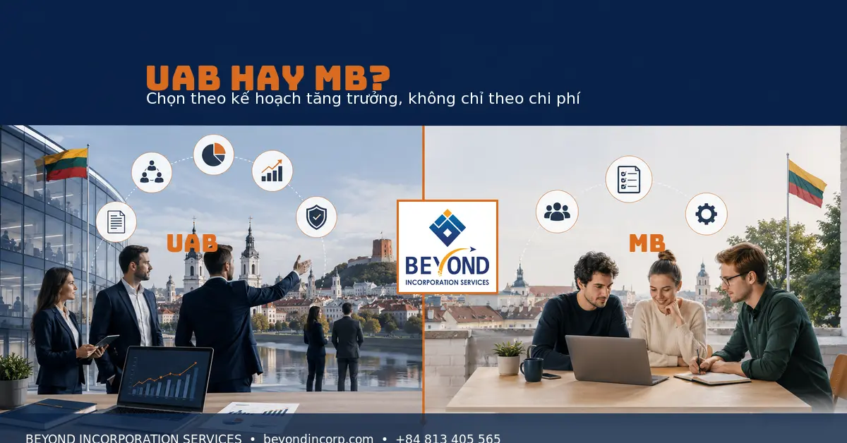 thanh lap cong ty lithuania uab hay mb so sanh